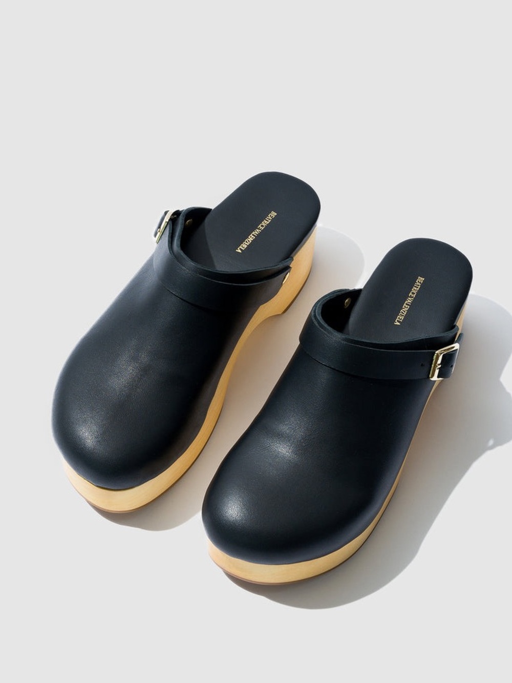 Beatrice Valenzuela Wooden Clog in Kohl (Black) Size 8 Women’s